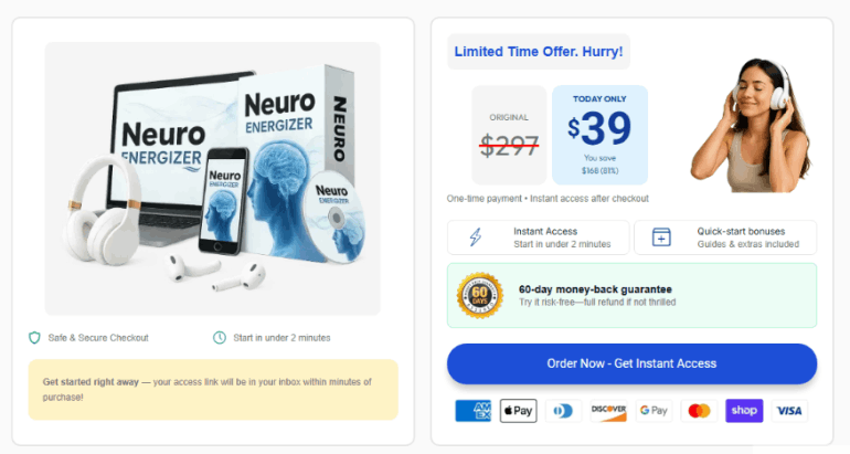 Limited Time Speci Neuro Energizer™ While Stocks Last-Instant-Access